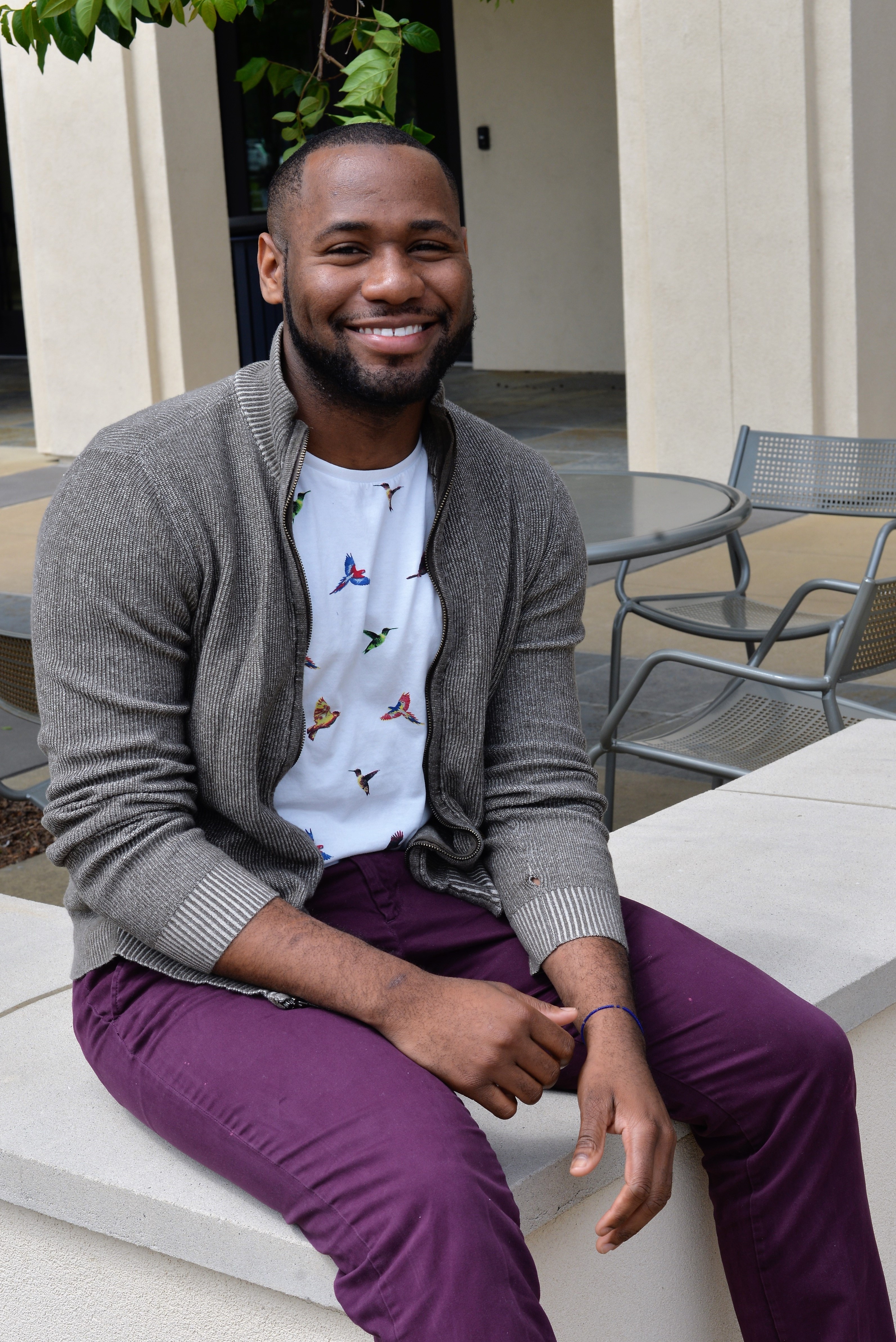 Chris Campbell, will graduate on May 13 with a bachelor's degree in business administration with a concentration in hospitality and tourism. His dream is to open his own restaurant in his hometown of Preston, Georgia.
