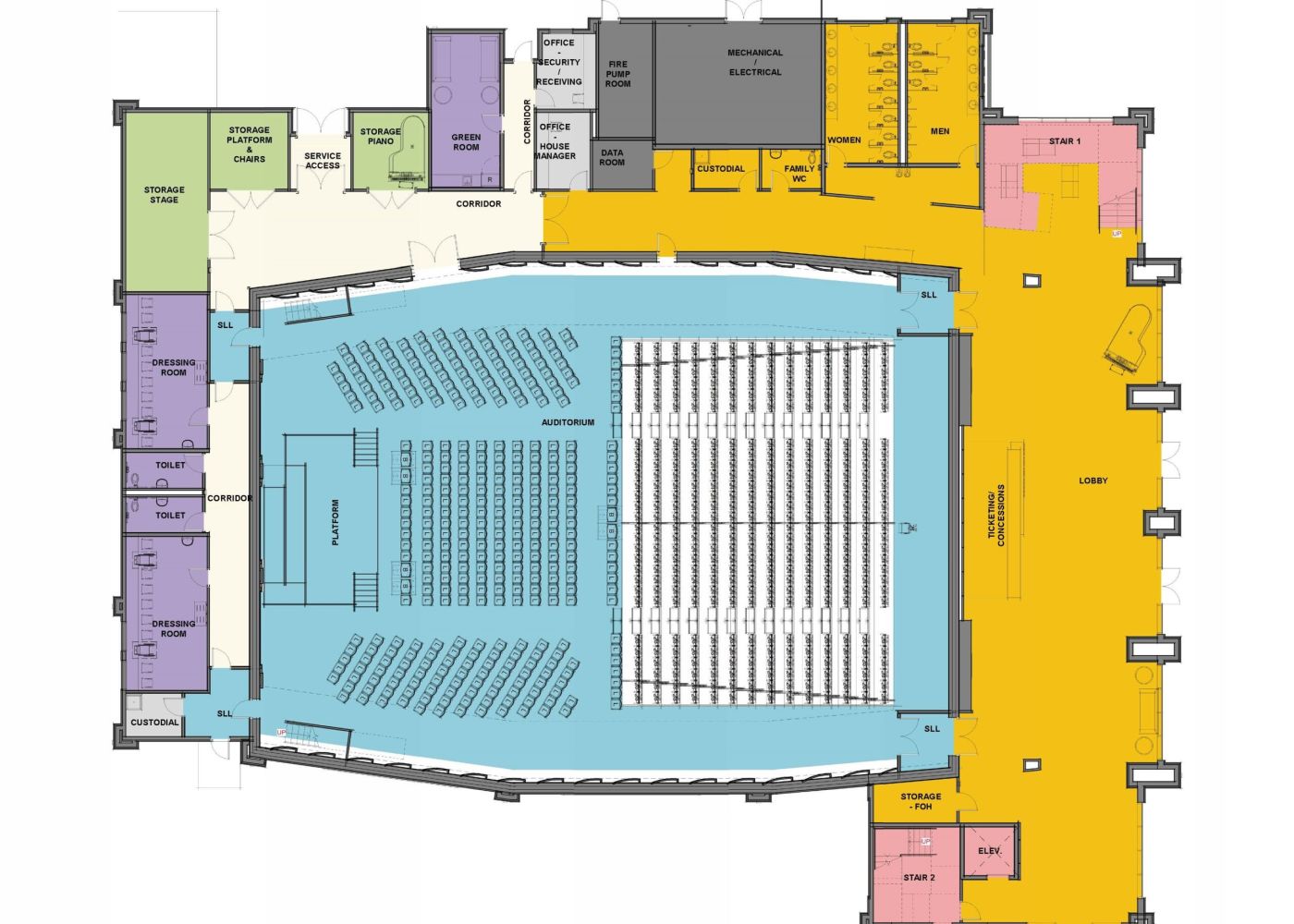 Center for the Arts - Floor Plan