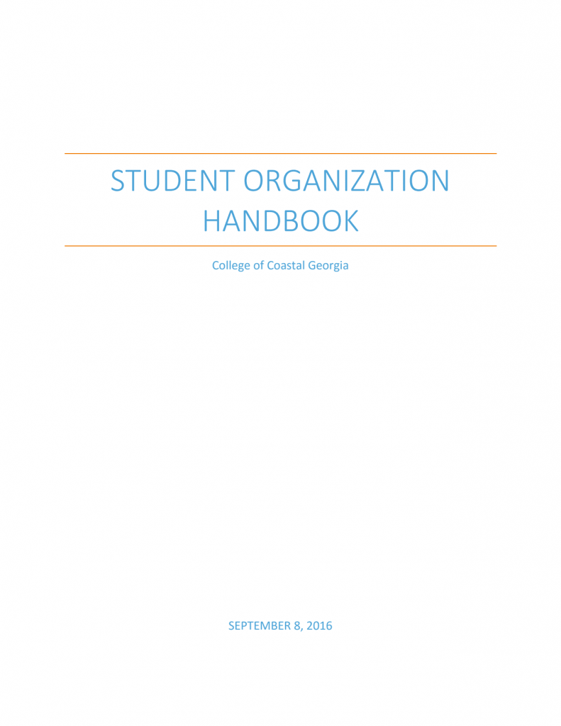 Student Conduct/Handbooks - College of Coastal Georgia