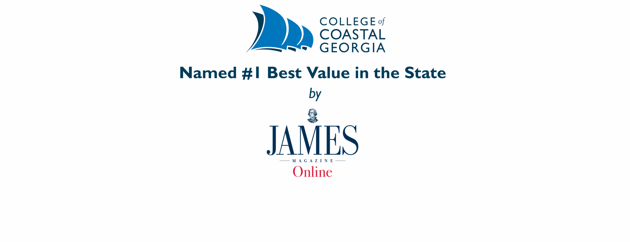 College of Coastal Georgia named #1 Best Value in the State by James Magazine Online