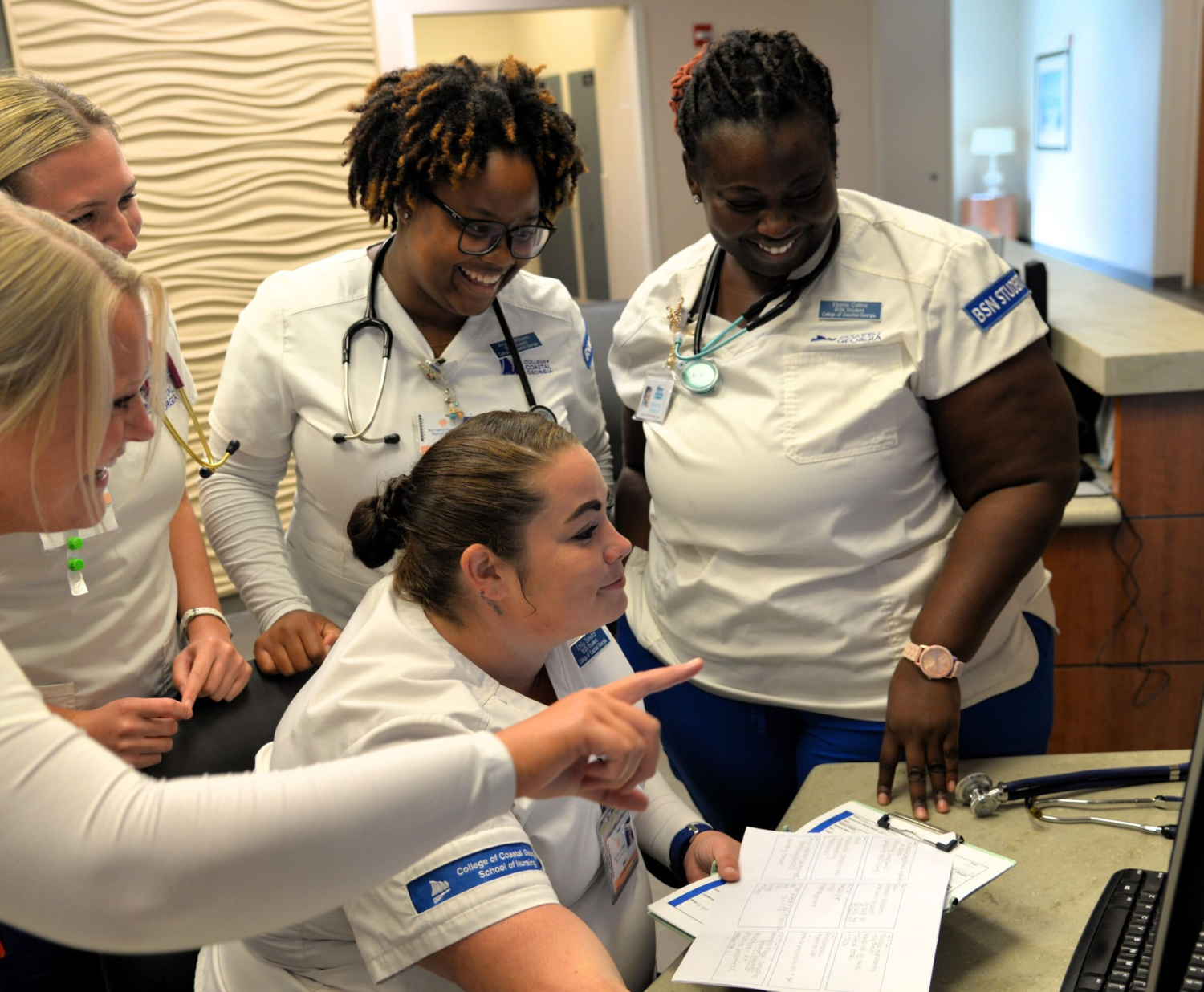 College of Coastal Georgia Nursing Students